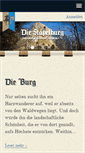 Mobile Screenshot of die-stapelburg.de